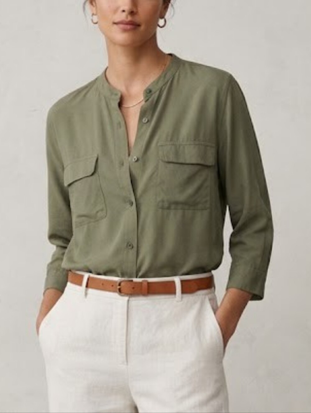 Uniqlo Khaki Shirt